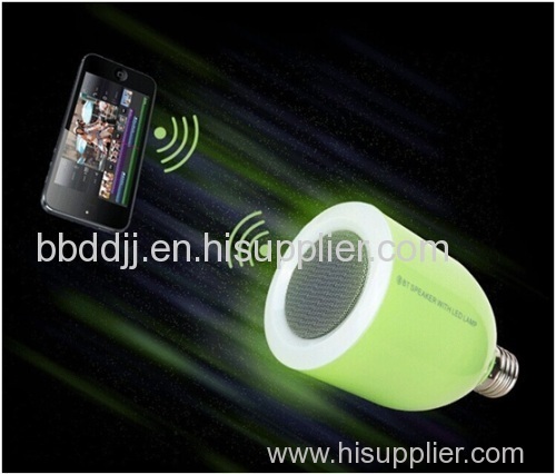 new patented multiple wireless bluetooth speaker with led bulb lamp