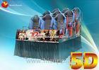3D Glasses Dynamic Rain Fire 5D Movie Theater With Body Motion Seater