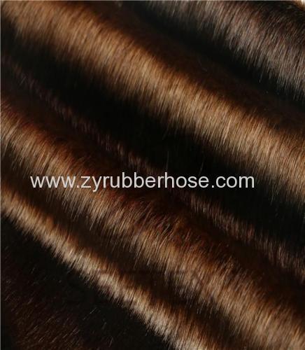 Steel brown mink faux fur fabric