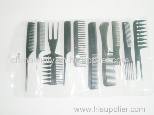 10pcs set Plastic Professional Comb