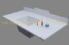 Resist moisture corner countertop matte surface for pharmaceutical company