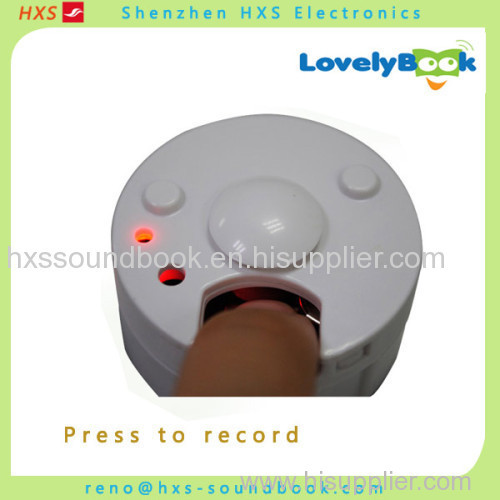Recordable voice button modules/recordable sound module for toys
