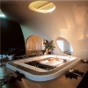 Corian White And Black Sushi Restaurant Food Counter