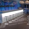 White And Blue Bar Counter