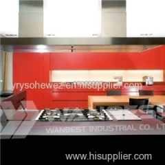 Black And Red Kitchen