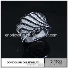 R7564 New Arrival Silver 925 Two Tone Evening Party Jewelry