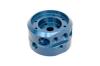 CNC Precision Hardware Blue Color Steel Part