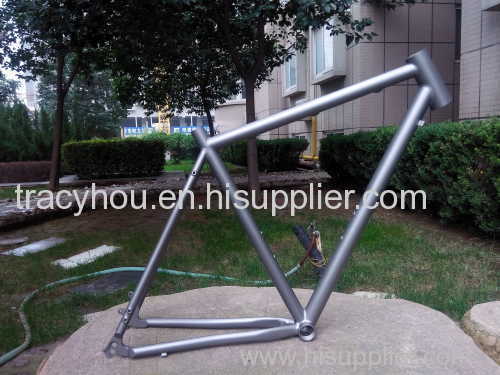 OEM new design titanium MTB bike frame with sand blast made in China