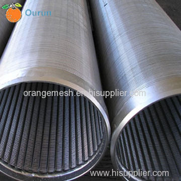 Wedge Wire Screen Use for API Petroleum Well Casing Pipe