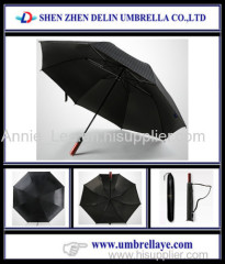 High quality promotional 2 fold mens umbrella top-class auto open double layer 2 fold umbrella 2 fold umbrella