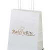 Custom Mini White Paper Shopping Bags