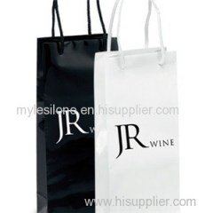 Chablis Gloss Wine Paper Bags Foil Hot Stamp