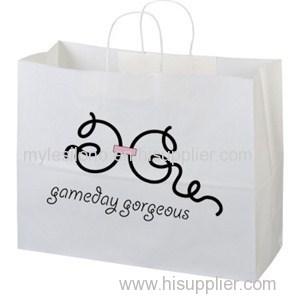 Wholesale Vogue White Paper Shopping Bags