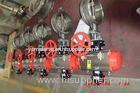 Stainless Steel Butterfly Valvefor Industrial Chemical / Power / Light Textile