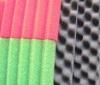 PU Sound Absorbing Foam with Concave Convex Honeycomb Curved Surface Structure