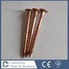 40MM x2.8 mm Big Flat head Copper Clout Nails Four Hollow shank type