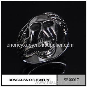 SR0017 Stainless Steel Jewelry Skull Fashion Ring