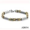 AB054 Men's Fashion Solid 316l Stainless Steel Bracelet