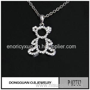 P2732 925 Sterling Silver Love Style Pendant Price List Jewelry