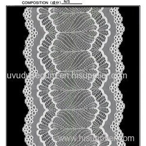 18 Cm Galloon Lace With Silver Threads (J0051)
