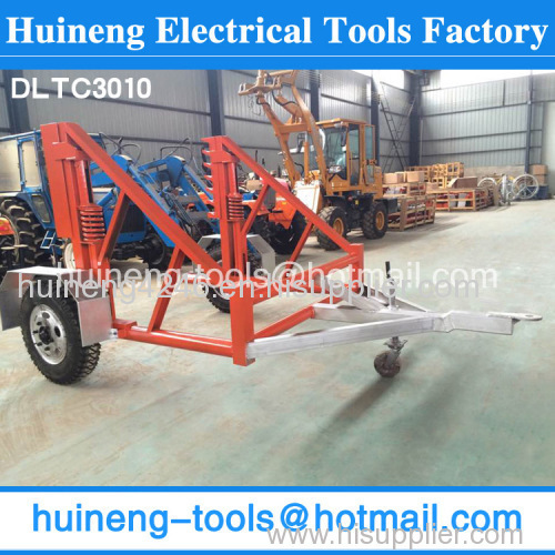 Hydraulic Cable Drum Trailers easy to operate for work