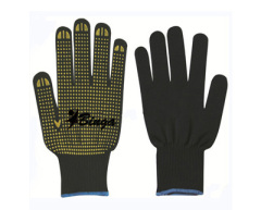 PVC Dotted 10G/13G T/C Shell Safety Glove