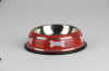 Red Color Small Size for Dog Stainless Steel Bowl