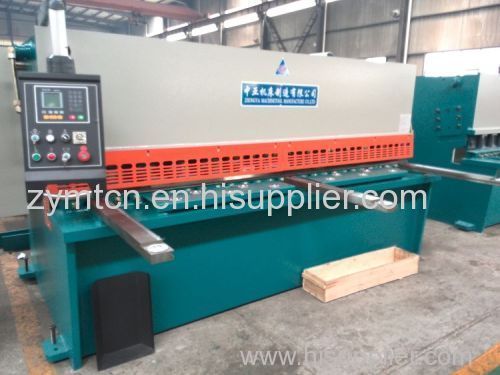 ZYMT China hot sale CNC hydraulic sheet metal shearing machine with CE and ISO 9001 Certification