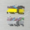 Custom High Quality Customized Company Name or Logo Holographic Strip Embossed Ultra Destructible Labels for Security