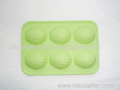 6 Holes Muffin Silicone Cake