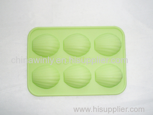 6 Holes Muffin Silicone Cake