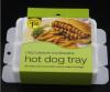 Microwave cookware hot dog tray Microwave plastic food tray Microwave container