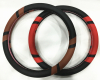 red colorful car steering wheel cover universal model