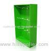 Green Glossy PP Corrugated Cardboard Sidekick Display Stands for Food