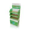 Advertising Cardboard Retail Displays Gloss lamination with trays holding 26KG