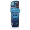 Temporary Cardboard Dump Bin Display for Digital products Promotion in Supermarket