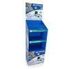 Light weight Cardboard Storage Bins with 3 shelves holding 30kg POS Retail Dump Bins