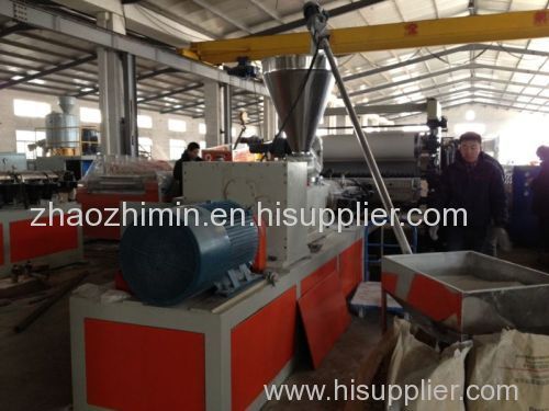 HDPE Plastic Gas Water Pipe Extrusion Line