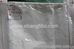 Top Fill Spout Bottom Flat Jumbo Bag Ton Bag