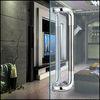 Durable Glass Shower Door Locks Metal Door Handle For Sliding Glass Door