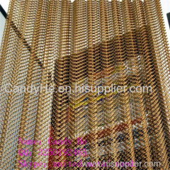 Metal Coil Drapery/wire mesh shower metal curtain