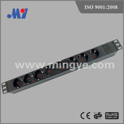 German PDU socket with children protectors