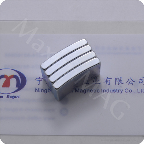 High strength Neodymium arc segment magnets