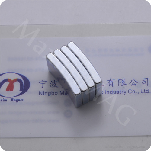 High strength Neodymium arc segment magnets