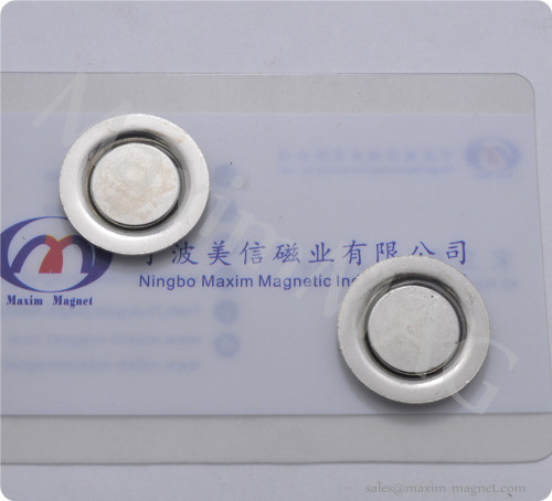 round magnetic name badges with neodymium disc magnet