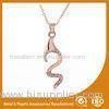 Professional S Pendant Necklace Stainless Steel Ball Chain Necklace