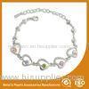 Crystal Stone Metal Chain Bracelets Bead Charm Bracelets Jewelry