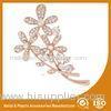 Handmade Safety Pin Rhinestone Brooches For A Wedding Flower Brooches