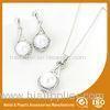 925 Sterling Silver Jewelry Set With Infinity Love Neckalce Rings And Earrings