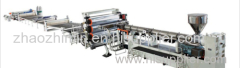 PC PP Hollow Grid Plate Extrusion Line